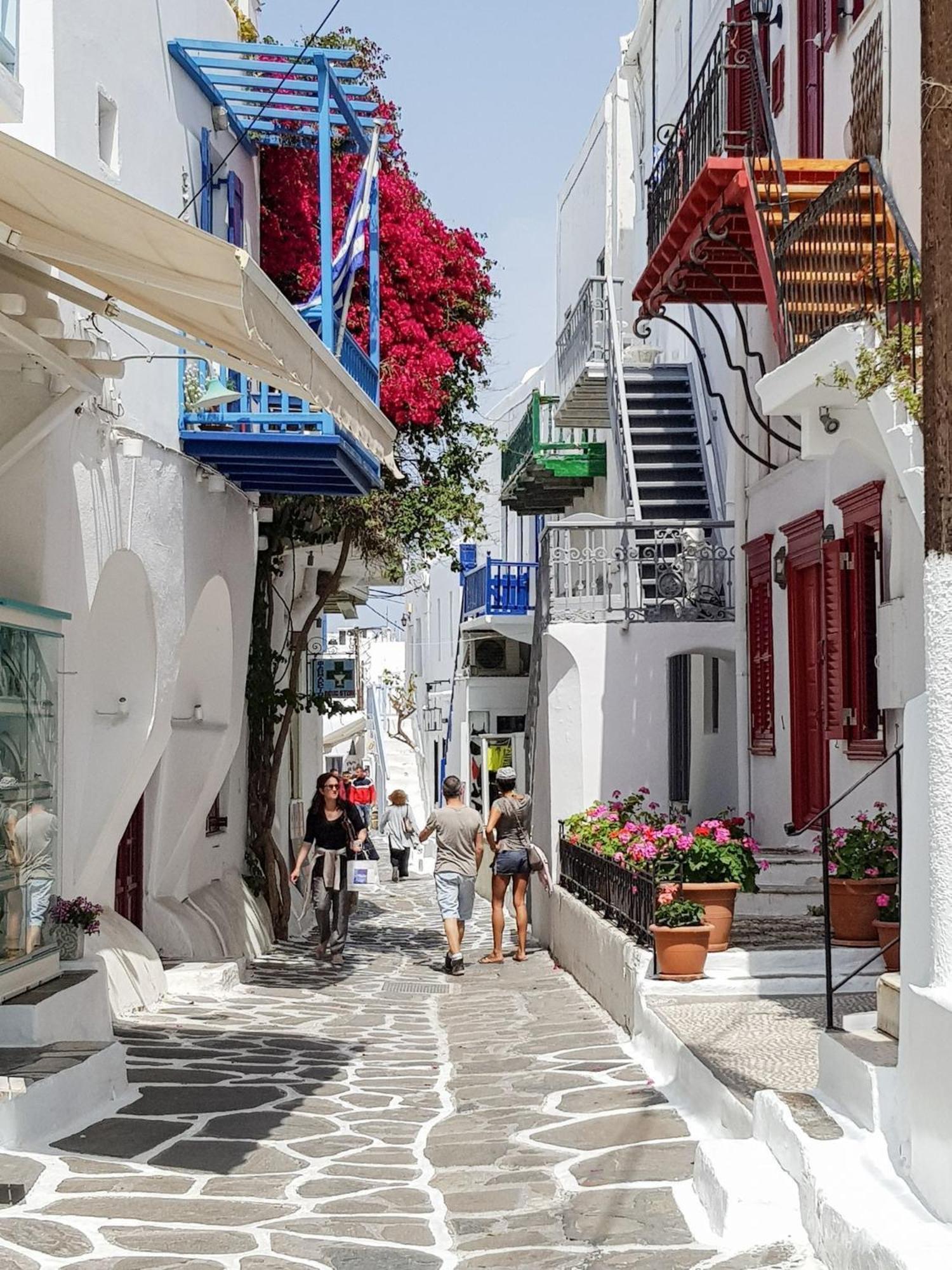 Aniko Suites White Alley Mykonos Town Bagian luar foto